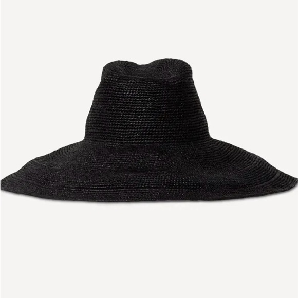 Janessa Leone Waverly Hat in Black - Picture 5 of 6